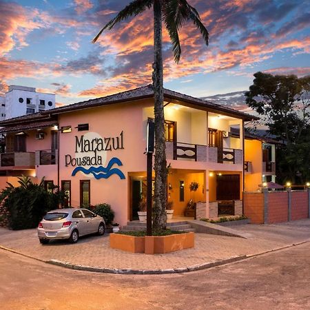 Pousada Mar Azul Ubatuba Bagian luar foto
