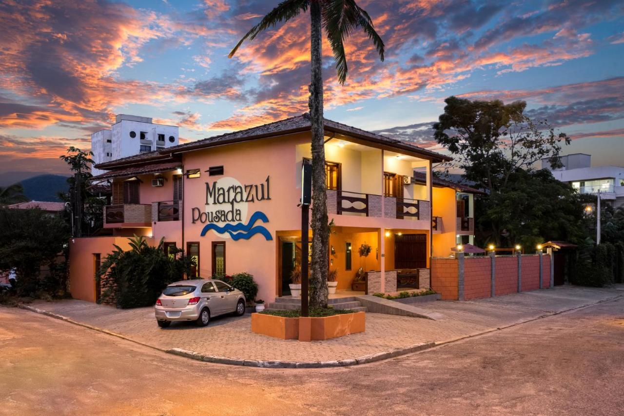 Pousada Mar Azul Ubatuba Bagian luar foto